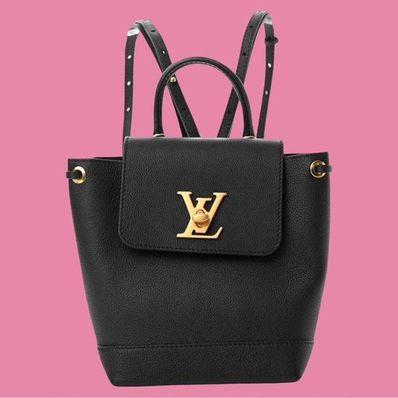 Louis Vuitton Lockme Mini Black Gold Backpack - Picture 1 of 10